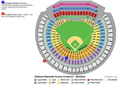Oakland Coliseum Arena Seating Chart