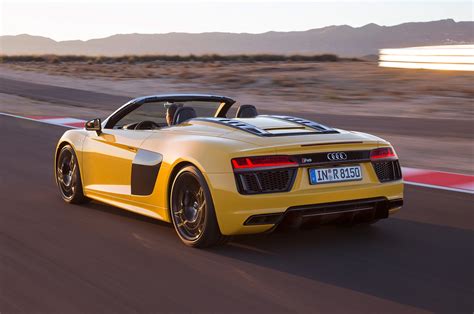 Audi R8 Spyder Convertible Shown At 2016 New York Auto Show