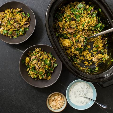 The wirecutter's top slow cooker picks: Slow-Cooker Mushroom Biryani | America's Test Kitchen