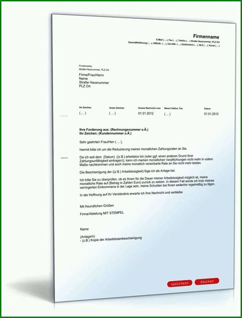 Die weiterbildung schließt mit einer prüfung ab. Einzigartig Antrag Auf Reduzierung Der Zahlungsraten ...