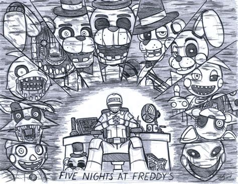 Five Night At Freddys Five Nights At Freddys Fnaf Drawings Five Night