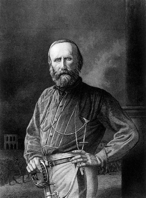 Giuseppe Garibaldi 1807 1882 Engraving Photograph By Everett