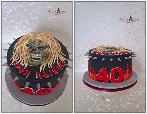 Iron Maiden Decorated Cake By Tortolandia Cakesdecor