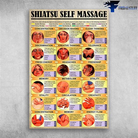 Shiatsu Massage Shiatsu Self Massage Concentration Fridaystuff