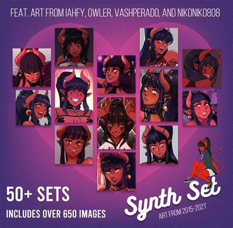 synth pack available feat art by iahfy me owlerart vashperado and nikoniko 808 r iahfyart