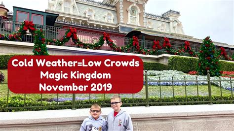 Cold Weather At Magic Kingdomlow Crowds Walt Disney World November