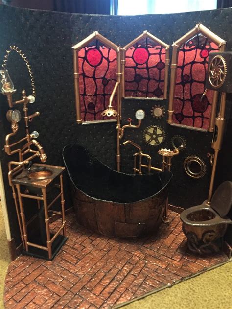 Steampunk Bathroom Ideas The Odd Industrial Tone Steampunk