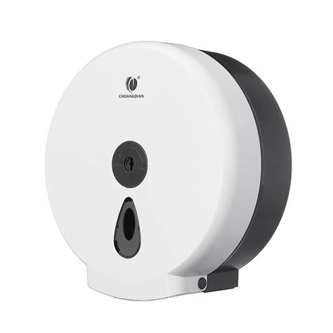 Premium Jumbo Roll Toilet Paper Dispenser Lockable Design Wall