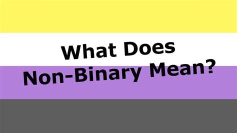 What Is Non Binary Youtube