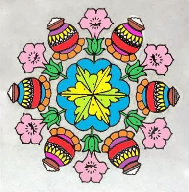 It is a beautiful art, drawn every day by women in the entrance house. PONGAL KOLAM DESIGNS | SIMPLE PONGAL KOLAM - happy-birthday-wishes-quotes-cakes-messages-sms ...