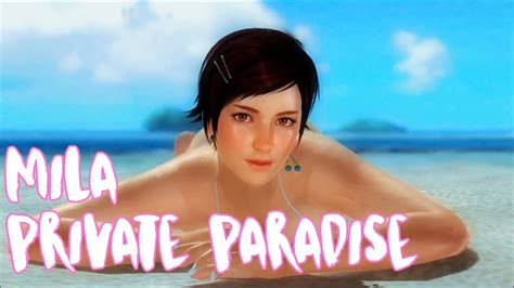 Dead Or Alive 5 Last Round Mila Private Paradise Youtube