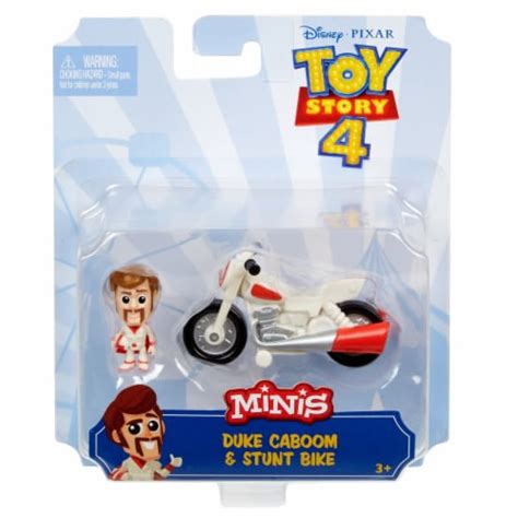 Mattel Disney Pixar Toy Story 4 Mini Duke Caboom And Stunt Bike 2 Pc