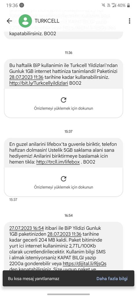 Turkcell Lifebox 5 GB Vermedi Hattıma Yüklenmedi Şikayetvar