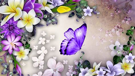 Purple Butterfly Wallpaper Wallpapersafari