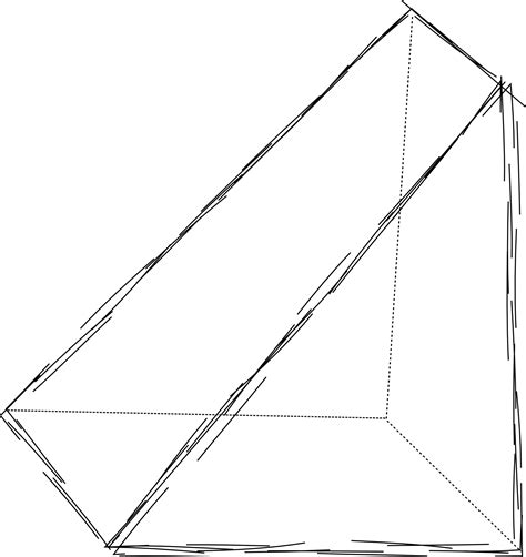 Net Drawing Of A Triangular Prism