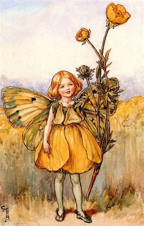 Buttercup Fairy Cicely Mary Barker Fairy Pictures Flower Fairies