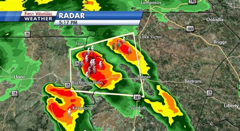 Severe Storms Move Through Central Texas On Wednesday Kxan Austin
