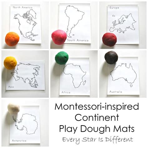 Montessori Inspired Continent Activities With Free Printables