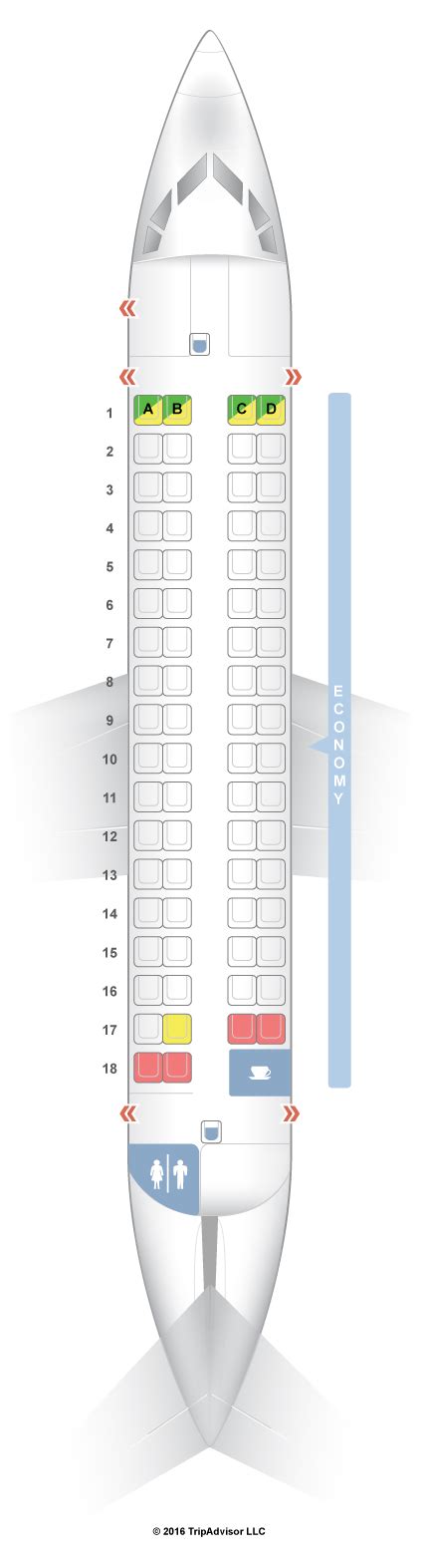 Seatguru Seat Map Azul Atr 72 600 At7