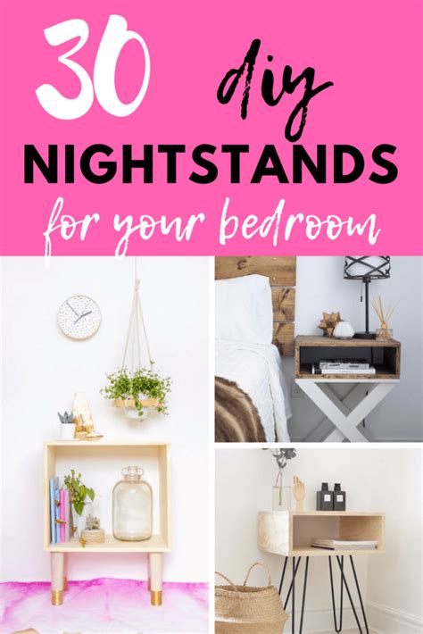 47 Best Diy Nightstands For Your Bedroom Diy Morning