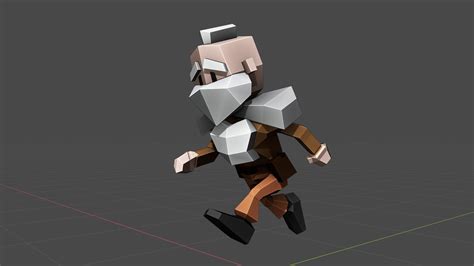 Low Poly Challenge 3 Low Poly Character Youtube