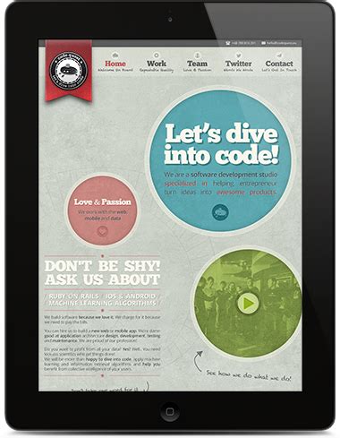 code quest #website redesign by code quest, via #Behance #mobile #tablet | Website redesign, Web ...