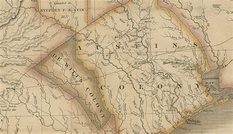 Stephen F Austin Colony Map Winny Kariotta