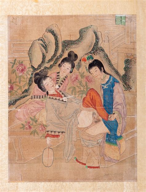 Erotic Scene China Late 18th Early 19th Century Oriental Art