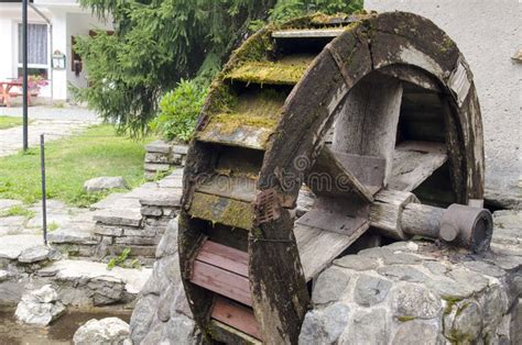Water Mill Wheel Stock Photo Image Of Flowing Technology 35349014