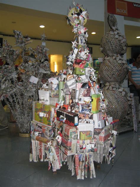 The Manila Bulletin Newspaper Christmas Tree Making Contest Happens In