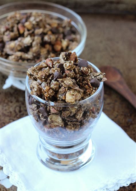 Dark Chocolate Almond Coconut Hemp Seed Granola Making Thyme For