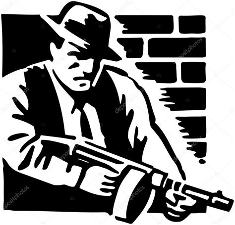 Gangster Stock Vector Image By ©retroclipart 55668503