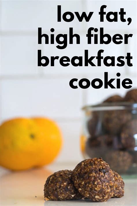 I love that this recipe is pure protein, fiber, and energy, with no added sugar. High Fiber Cookies Recipe: low-fat & gluten-free - Nourish ...