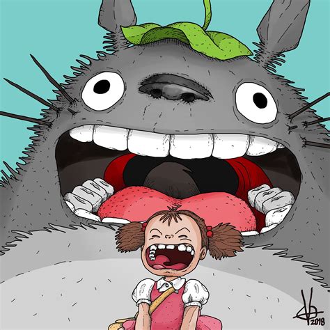 Totoro Guillermo Verdún Ortiz Totoro Art Totoro Studio Ghibli Art