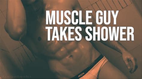 Muscle Guy Takes Shower Youtube