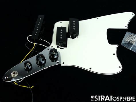 Fender Player Jaguar Bass Loaded Pickguard With Alnico 5 P Jazz Bass Pickups Ebay