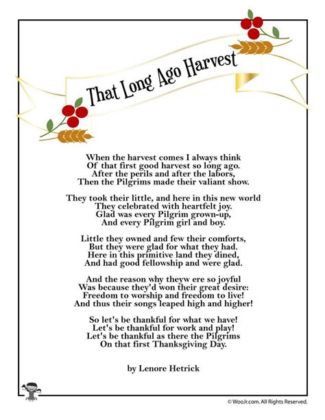 The Poem That Long Ago Harvest Is Written In Black And White With Red