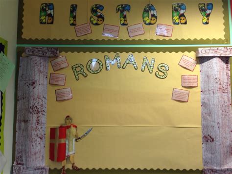 Romans Display Board Ks2 Year 6 Primary Classroom Displays Classroom