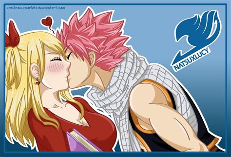 Image result for lucy heartfilia and natsu dragneel kiss | Fairy Tail