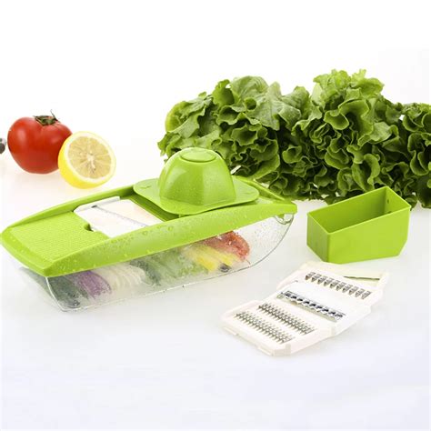 Top Slicer Manual Vegetable Cutter With 5 Blades Multifunctional