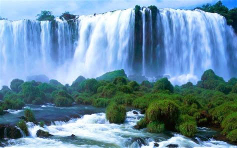 Most Beautiful Waterfalls In The World Wallpaper Background Hd