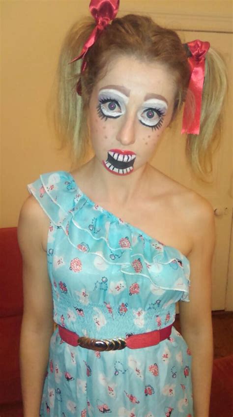 Haunted Wind Up Doll Make Up Doll Makeup Halloween Face