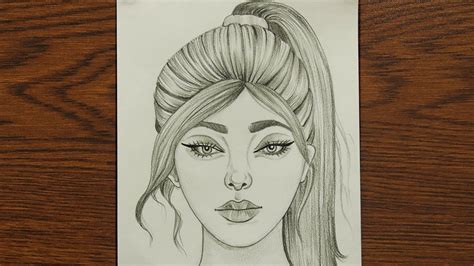 Ponytail Hairstyles Drawings