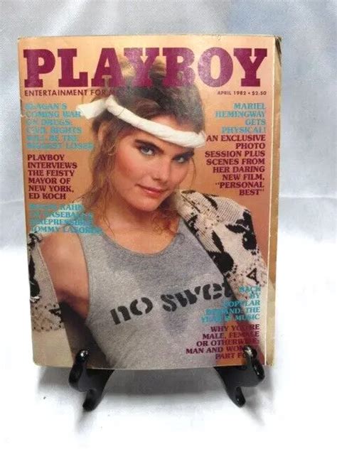 Playboy April Mariel Hemingway Linda Vaughn Fold Out