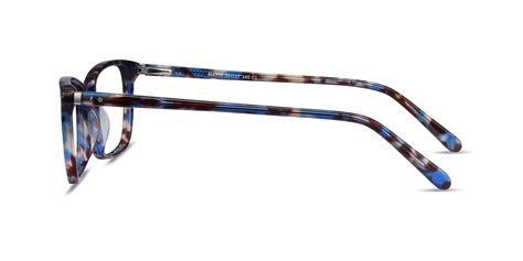 Alette Cat Eye Blue Floral Glasses For Women Eyebuydirect