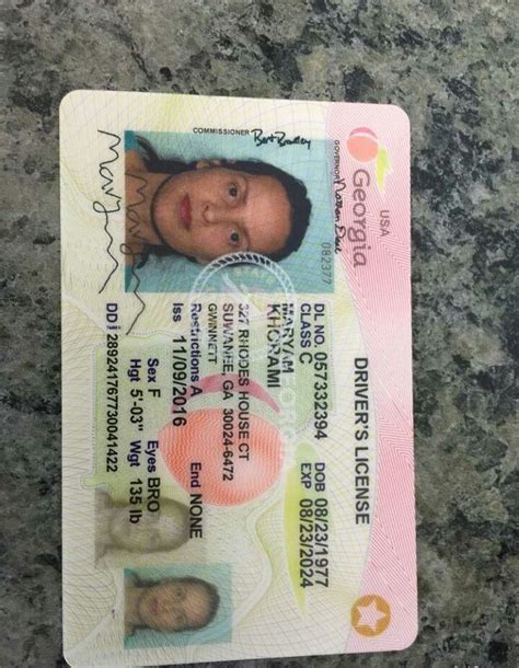 Pin On Georgia Drivers License