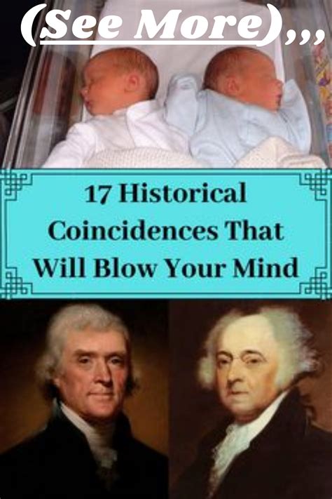 17 Historical Coincidences That Will Blow Your Mind In 2020