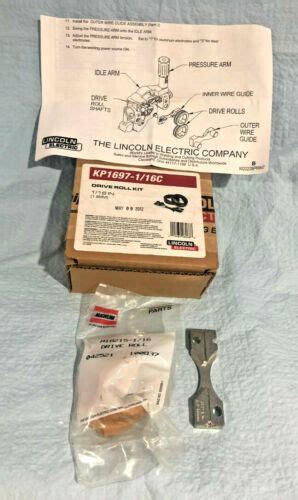 Lincoln Electric Kp1697 116c Drive Roll Kit 116 16 Mm Cored Wire Ebay