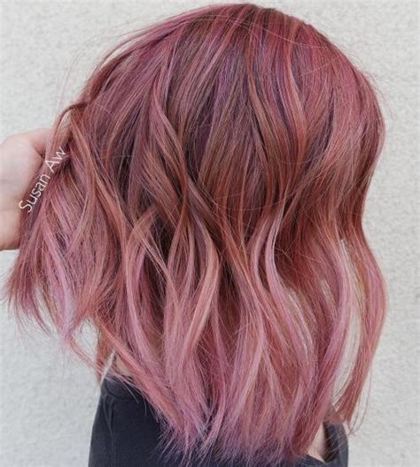 40 Pink Hairstyles Pastel Colors Pink Highlights Blonde