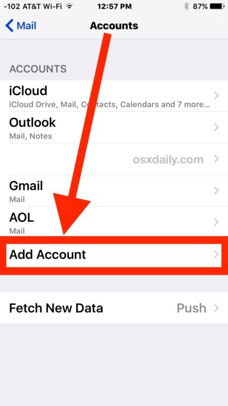 How To Add A New Email Account To Iphone Or Ipad